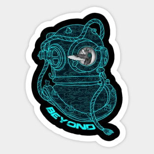 Deep sea explorer Sticker